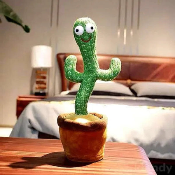 Cactus Bailarín - Juguete Interactivo con Luz y Sonido, 120 Canciones, Imita, Habla Y Repite