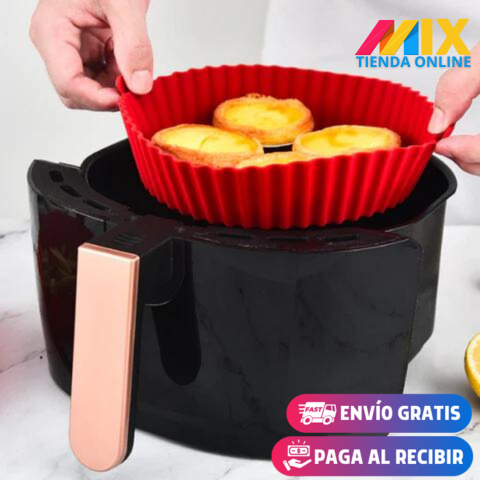 LisAir - Kit X6 Unidades Juego de Moldes de Silicona Premium Para Freidora Air Fryer - #0103